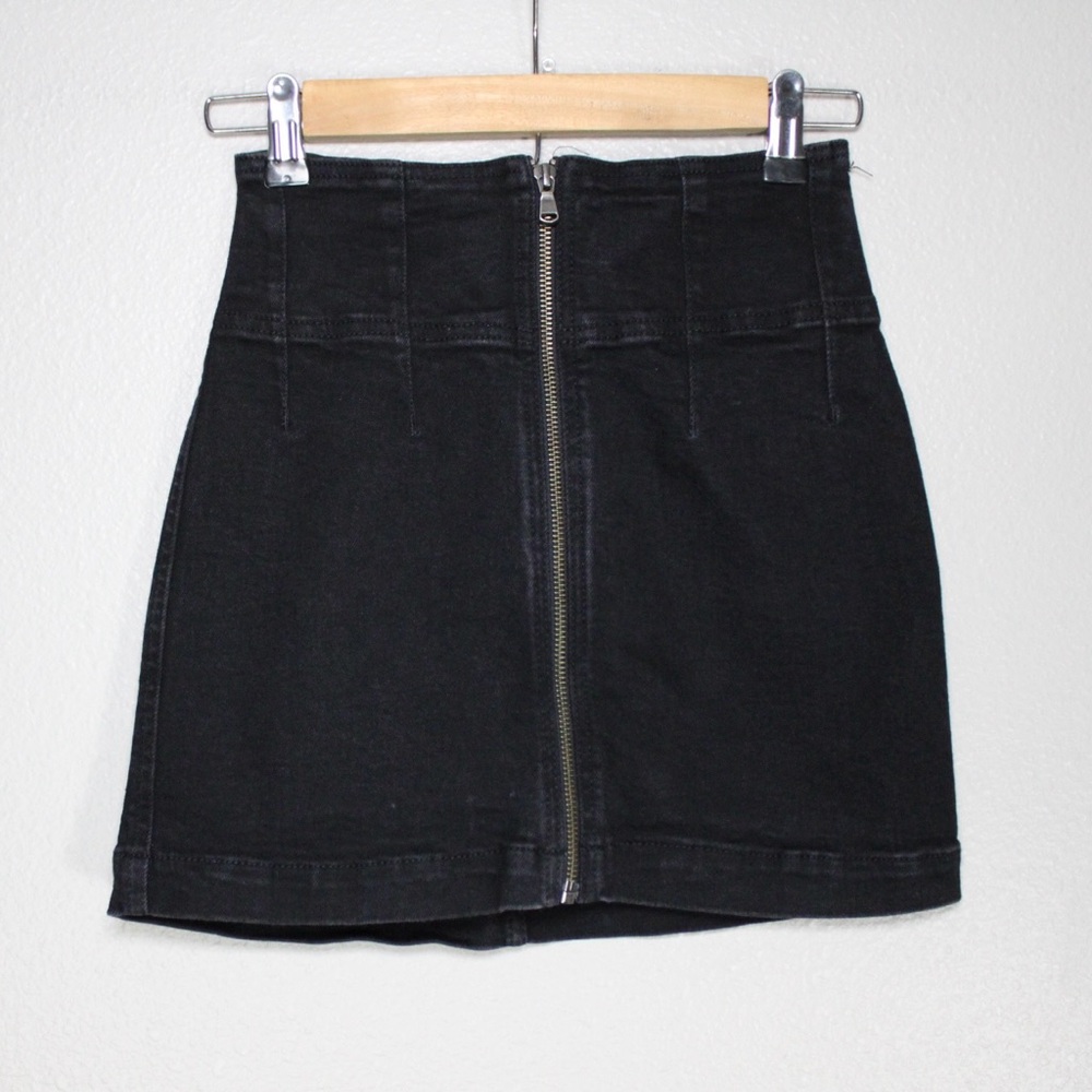 We the Free People Denim Mini Skirt
